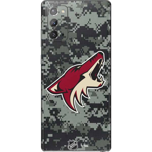 NHL Arizona Coyotes Camo Galaxy Note20 5G Skin