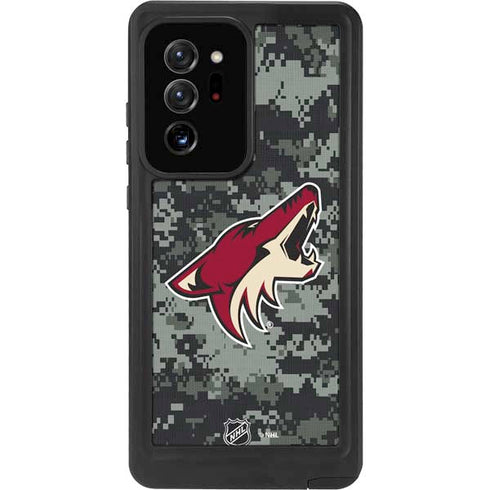 NHL Arizona Coyotes Camo Galaxy Note20 Ultra 5G Waterproof Case