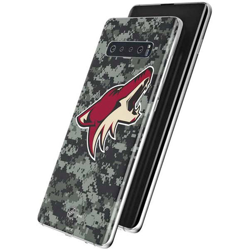 NHL Arizona Coyotes Camo Galaxy S10 Plus Skin