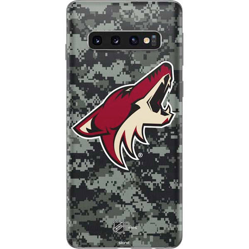NHL Arizona Coyotes Camo Galaxy S10 Skin