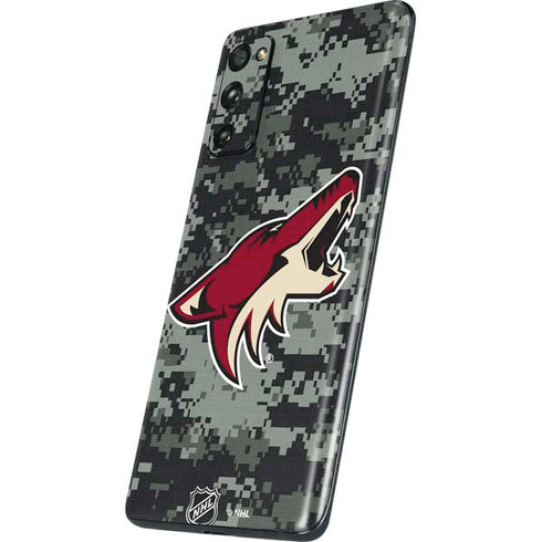 NHL Arizona Coyotes Camo Galaxy S20 Fan Edition Skin