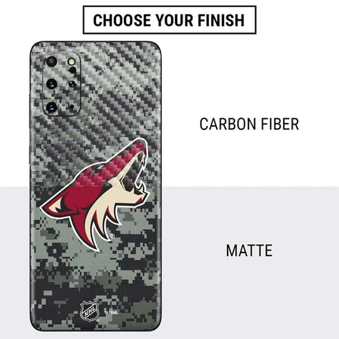 NHL Arizona Coyotes Camo Galaxy S20 Plus Skin