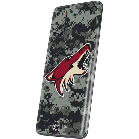 NHL Arizona Coyotes Camo Galaxy S20 Skin