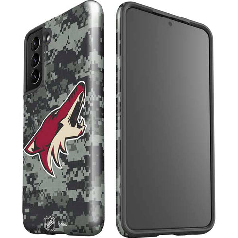 NHL Arizona Coyotes Camo Galaxy S21 5G Pro Case