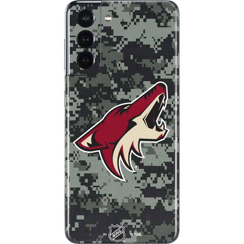 NHL Arizona Coyotes Camo Galaxy S21 5G Skin