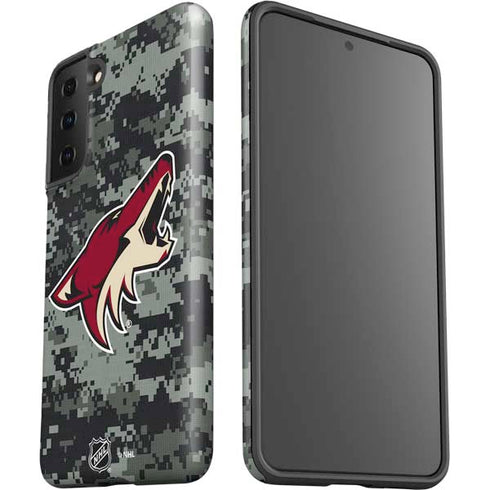 NHL Arizona Coyotes Camo Galaxy S21 FE Pro Case