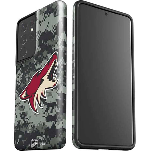 NHL Arizona Coyotes Camo Galaxy S21 Ultra 5G Pro Case