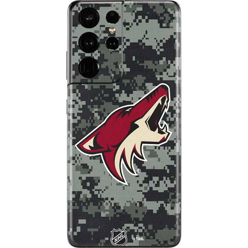 NHL Arizona Coyotes Camo Galaxy S21 Ultra 5G Skin