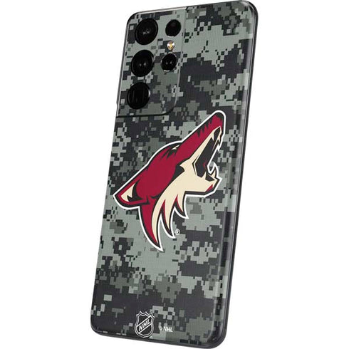 NHL Arizona Coyotes Camo Galaxy S21 Ultra 5G Skin