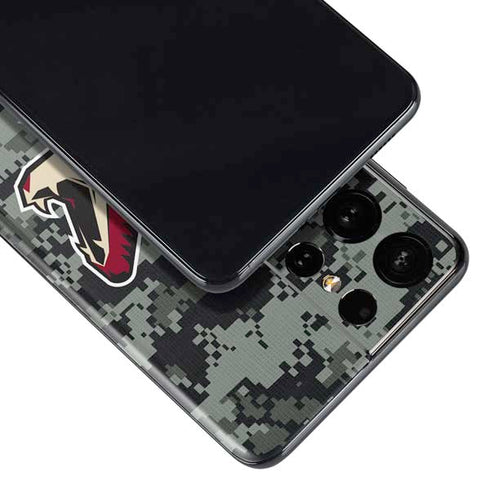 NHL Arizona Coyotes Camo Galaxy S21 Ultra 5G Skin