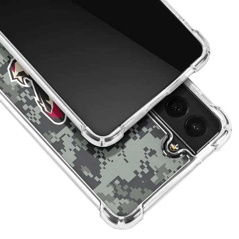 NHL Arizona Coyotes Camo Galaxy S22 Plus Clear Case