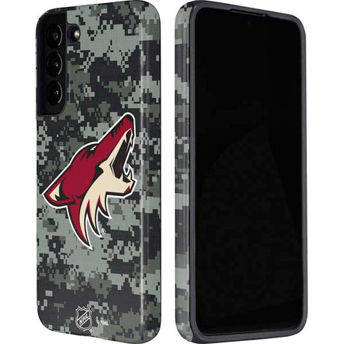 NHL Arizona Coyotes Camo Galaxy S22 Plus Pro Case