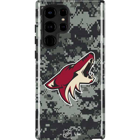 NHL Arizona Coyotes Camo Galaxy S22 Ultra Pro Case