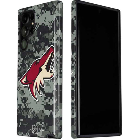 NHL Arizona Coyotes Camo Galaxy S22 Ultra Pro Case