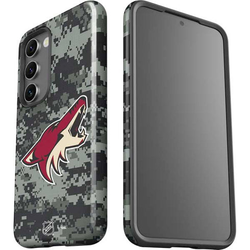 NHL Arizona Coyotes Camo Galaxy S23 Plus Pro Case
