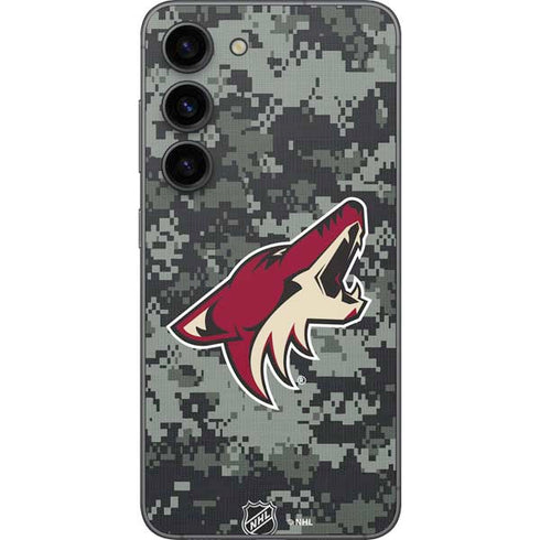 NHL Arizona Coyotes Camo Galaxy S23 Skin