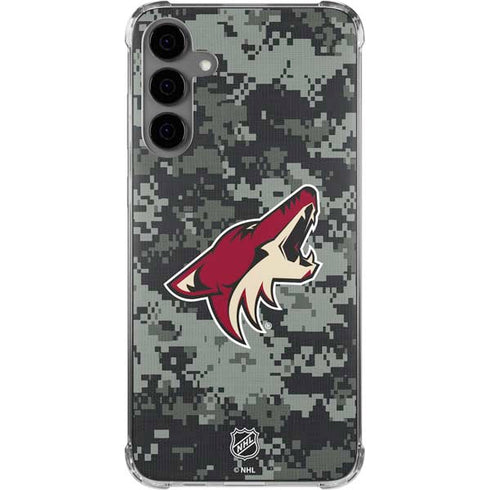 NHL Arizona Coyotes Camo Galaxy S24 Plus Clear Case