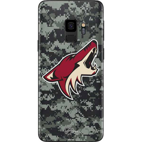 NHL Arizona Coyotes Camo Galaxy S9 Skin