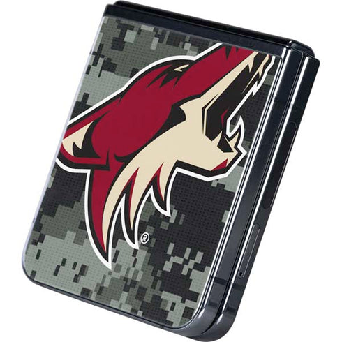 NHL Arizona Coyotes Camo Galaxy Z Flip5 5G Skin