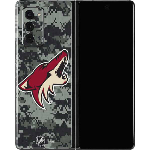 NHL Arizona Coyotes Camo Galaxy Z Fold2 5G Skin