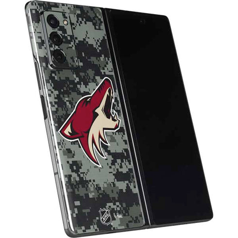 NHL Arizona Coyotes Camo Galaxy Z Fold2 5G Skin