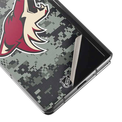 NHL Arizona Coyotes Camo Galaxy Z Fold2 5G Skin