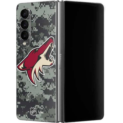 NHL Arizona Coyotes Camo Galaxy Z Fold4 5G Skin