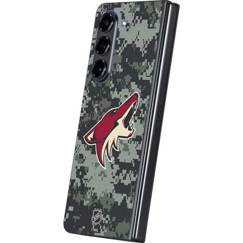 NHL Arizona Coyotes Camo Galaxy Z Fold5 5G Skin