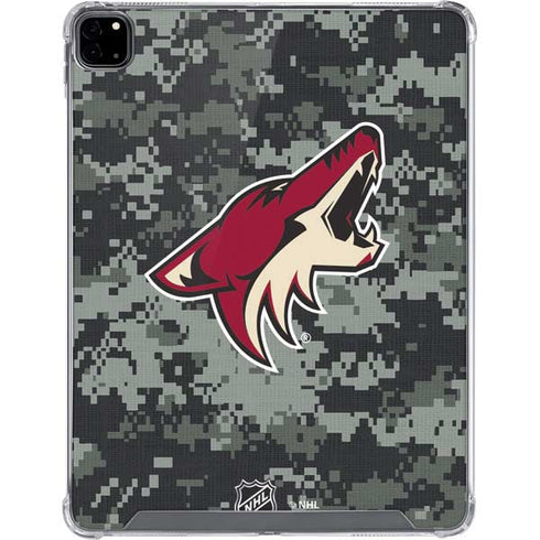 NHL Arizona Coyotes Camo iPad Pro 12.9in (2020) Clear Case