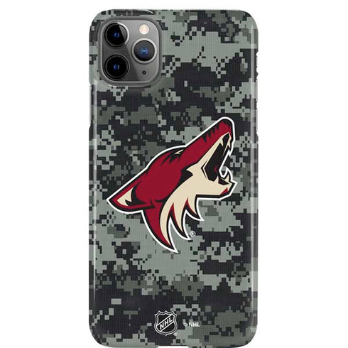 NHL Arizona Coyotes Camo iPhone 11 Pro Max Lite Case