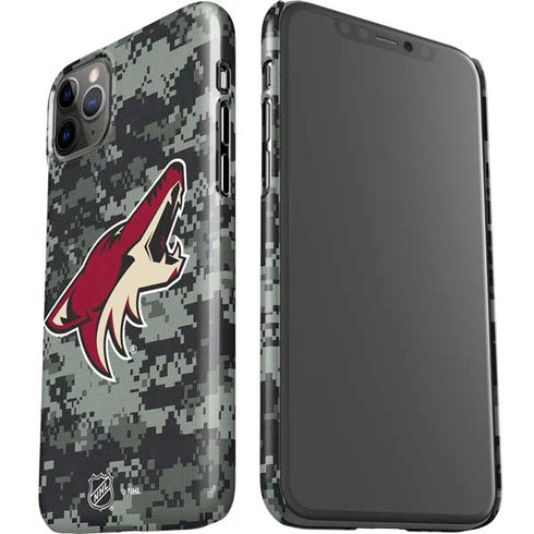 NHL Arizona Coyotes Camo iPhone 11 Pro Max Lite Case
