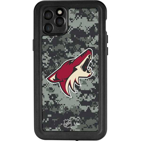 NHL Arizona Coyotes Camo iPhone 11 Pro Max Waterproof Case