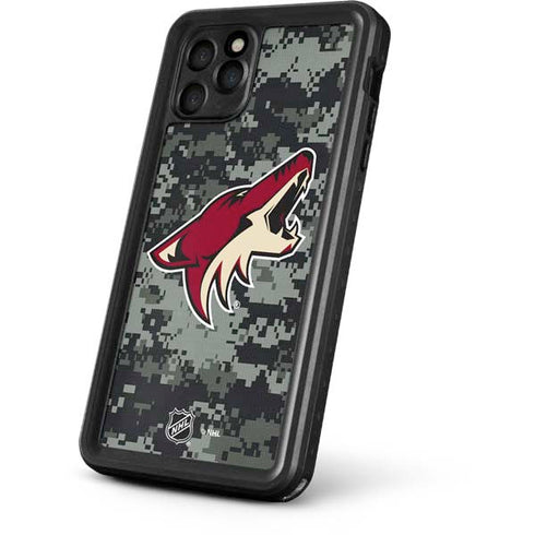 NHL Arizona Coyotes Camo iPhone 11 Pro Waterproof Case