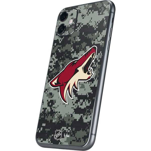 NHL Arizona Coyotes Camo iPhone 11 Skin
