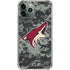 NHL Arizona Coyotes Camo iPhone 12 Pro Max Clear Case