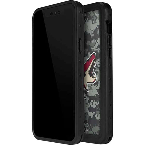 NHL Arizona Coyotes Camo iPhone 12 Pro Waterproof Case
