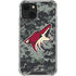 NHL Arizona Coyotes Camo iPhone 13 Clear Case