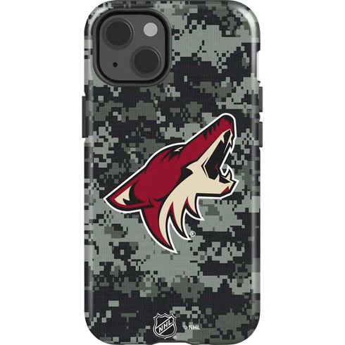 NHL Arizona Coyotes Camo iPhone 13 Impact Case