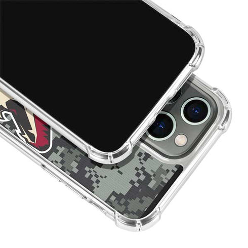 NHL Arizona Coyotes Camo iPhone 13 Pro Max Clear Case