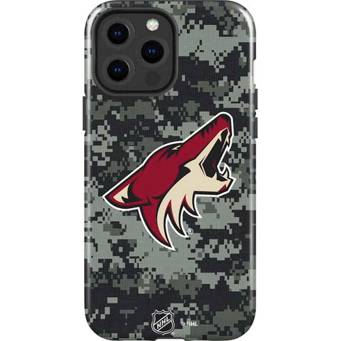 NHL Arizona Coyotes Camo iPhone 13 Pro Max Impact Case
