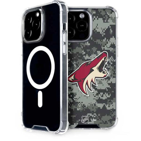 NHL Arizona Coyotes Camo iPhone 13 Pro Max MagSafe Case