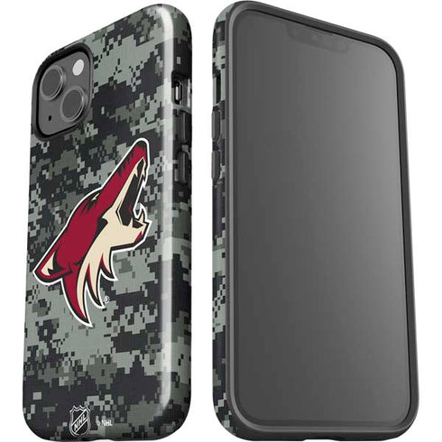 NHL Arizona Coyotes Camo iPhone 15 Plus Impact Case