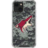 NHL Arizona Coyotes Camo iPhone 14 Plus Clear Case