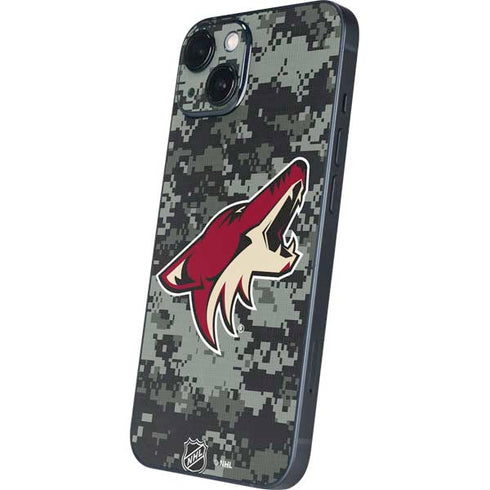 NHL Arizona Coyotes Camo iPhone 15 Plus Skin