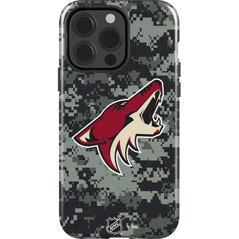 NHL Arizona Coyotes Camo iPhone 15 Pro Impact Case