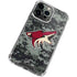 NHL Arizona Coyotes Camo iPhone 15 Pro Max Clear Case