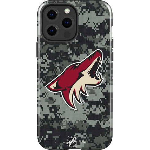 NHL Arizona Coyotes Camo iPhone 15 Pro Max Impact Case
