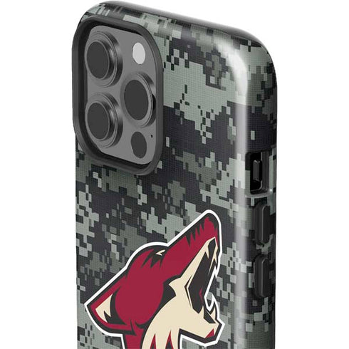 NHL Arizona Coyotes Camo iPhone 15 Pro Max Impact Case