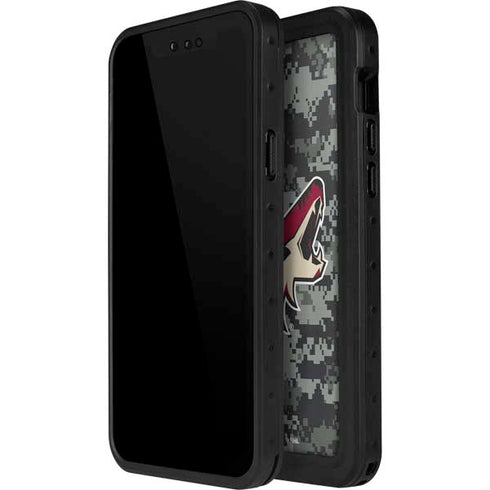 NHL Arizona Coyotes Camo iPhone 14 Pro Max Waterproof Case