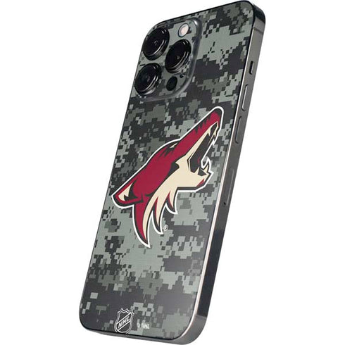 NHL Arizona Coyotes Camo iPhone 14 Pro Skin
